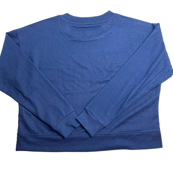 Jenni Long Sleeve Pajama Top Bundle Ribbed Henley Parfait Pink & Navy XS New - Picture 10 of 11